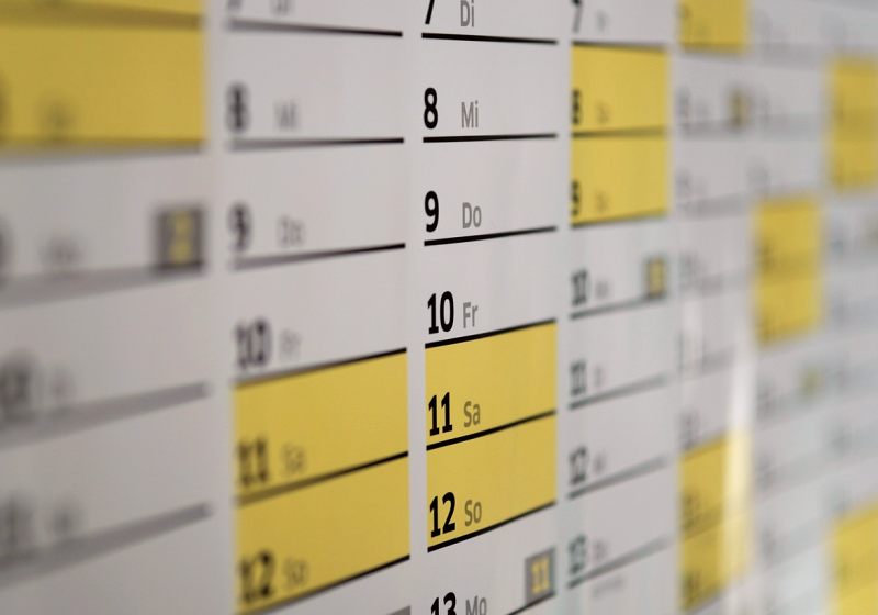 Alertas e calendário de pagamentos